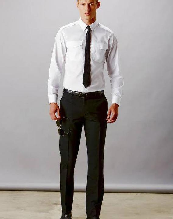 Actual product image Kustom Kit Pilot shirt long sleeve
