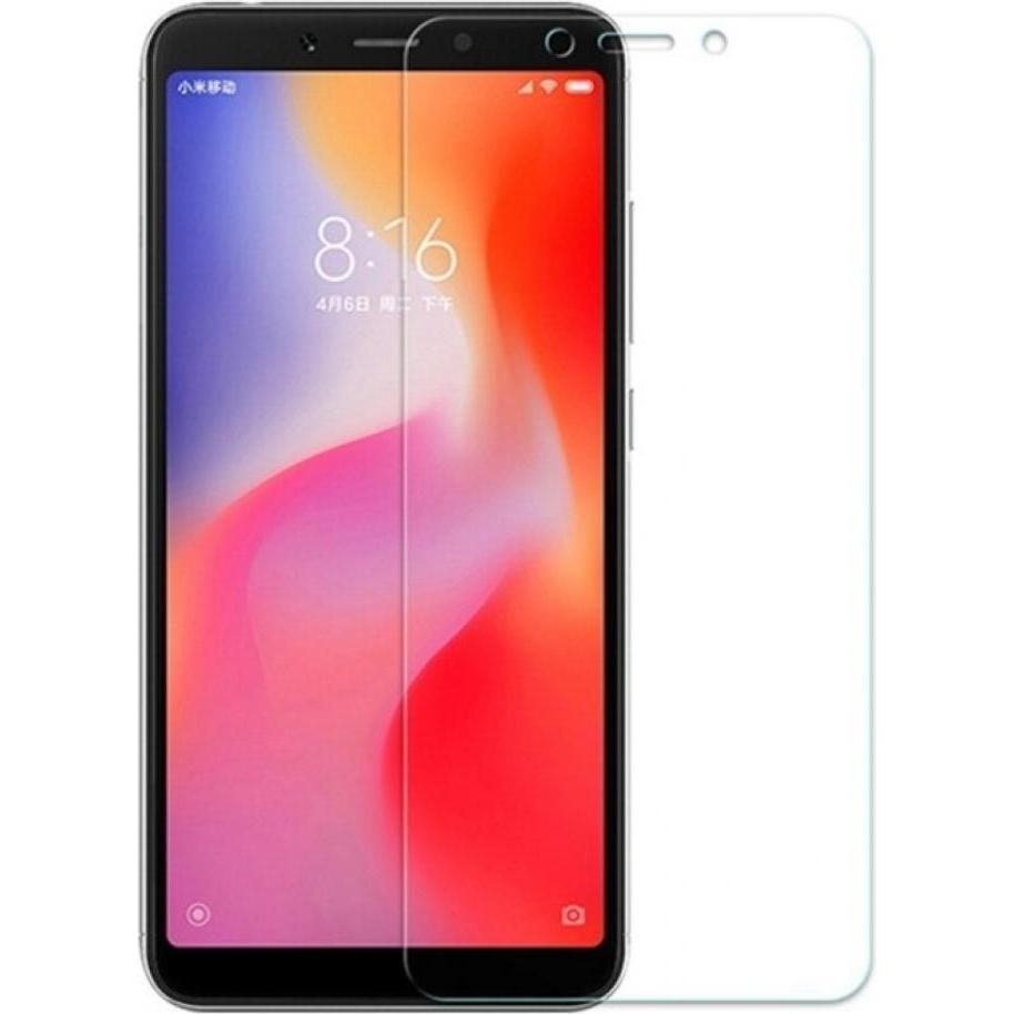 Screenguard Xiaomi Redmi 6 Pellicola protettiva in vetro Custodia Design amichevole (1 pz., Xiaomi Redmi 6), Pellicola protettiva smartphone, Traspare