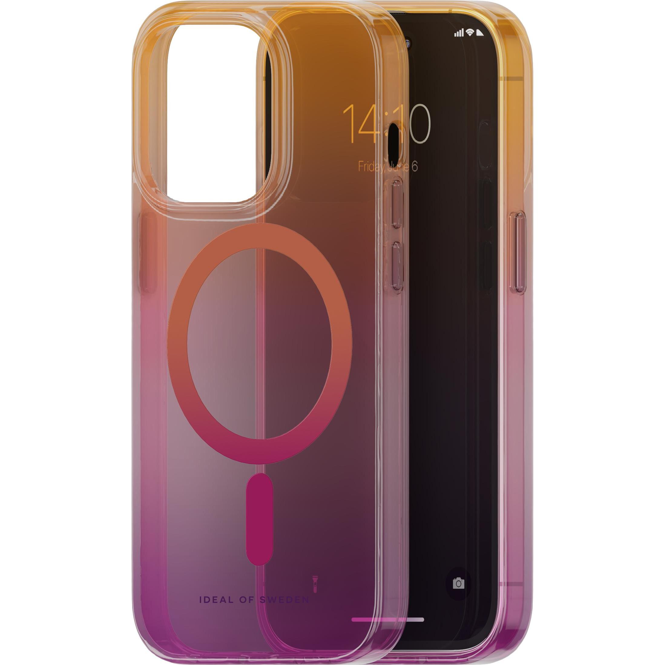 iDeal Of Sweden Magsafe Designer Hard-Cover Vibrant Ombre clear (Apple iPhone 14 Pro), Smartphone Hülle, Mehrfarbig