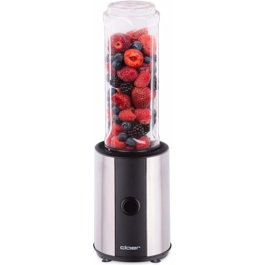 Cloer 6969, Standmixer, Schwarz, Silber