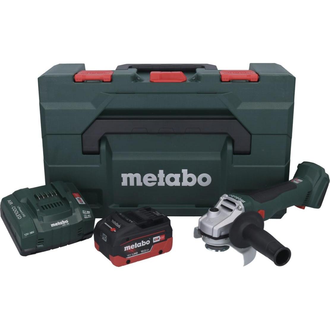 Thumbnail - Metabo, Winkelschleifer, W 18 L BL 9-125 Akku Winkelschleifer 18 V 125 mm Brushless + 1x Akku 10,0 Ah + LadegerÃ¤t + (12...
