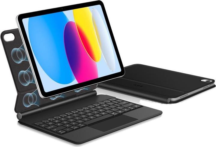 Produktbild Tech-Protect Smartcase Magnetic mit Tastatur für iPad 10,9" 2022 / iPad 11" 2025 - Schwarz