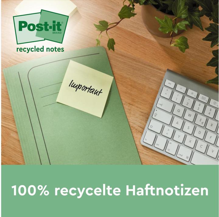 Actual product image Post-it Green Z-Notes (76 x 76 mm)