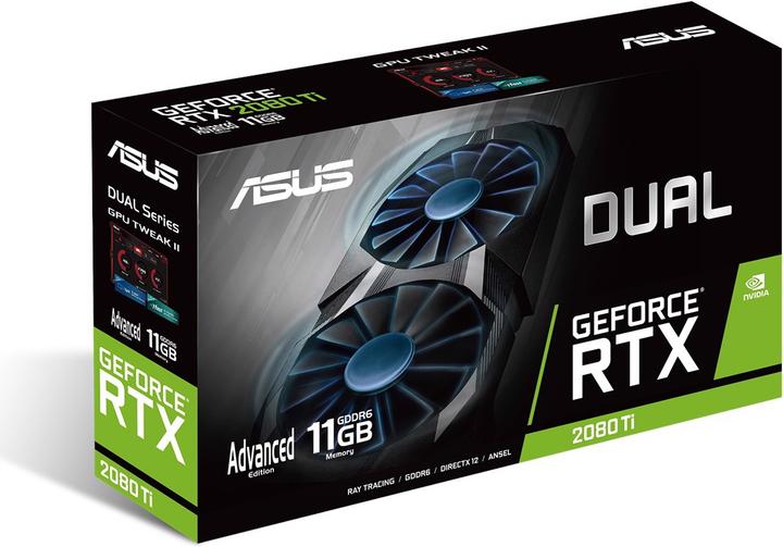 Image du produit ASUS GeForce RTX 2080 Ti DUAL A11G (11 Go)