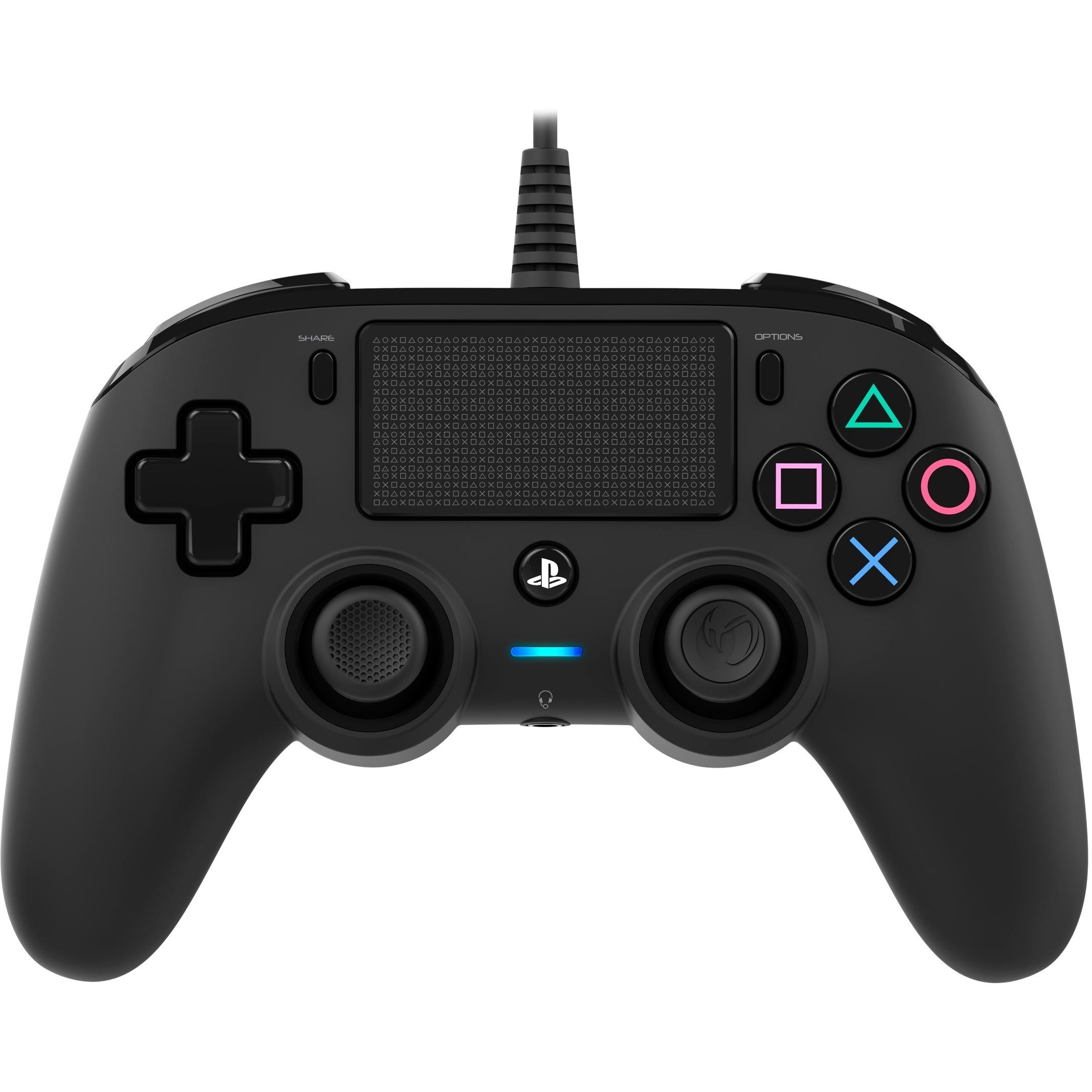 Nacon Gaming Controller Color Edition (PS4), Gaming Controller, Schwarz