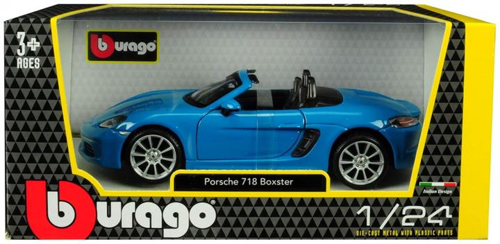 Productafbeelding Bburago Porsche 718 Boxster Blauw 1/24