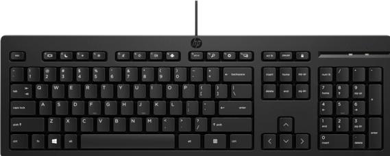 Produktbild HP 125 Wired Keyboard NRL (USA, Kabelgebunden)