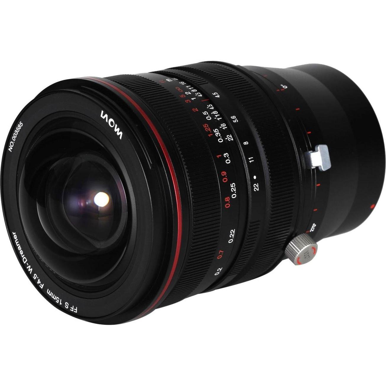 Thumbnail - Laowa 15mm 1:4.5R Zero-D Shift Sony E-Mount (E/FE) (Manual Focus) (Sony E, Vollformat), Objektiv, Schwarz