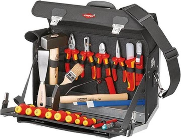 Actual product image Knipex 00 21 03 LS VDE Tool bag (24 pieces)