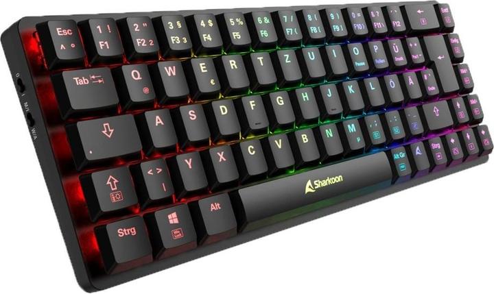 Actual product image Sharkoon PureWriter W65 Black Kailh Red EN (DE, Cable)