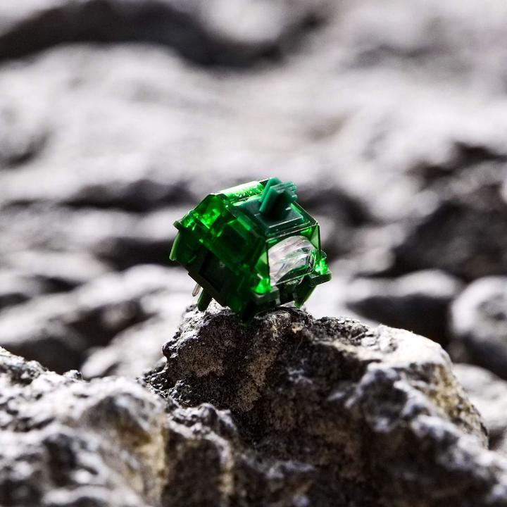 Image du produit Akko Monsgeek Green Fog Switch, mechanisch, 3-Pin, linear, MX-Stem, 60g - 45 Stück