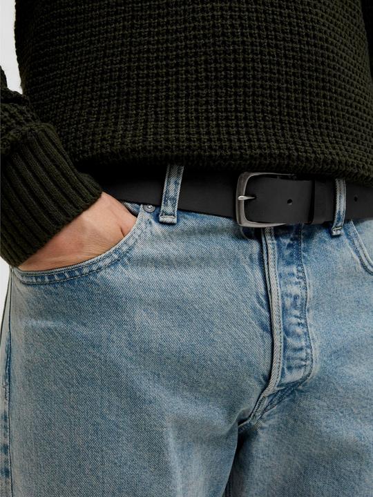 Actual product image Jack & Jones Jacmichael Leather Belt Sn (90)