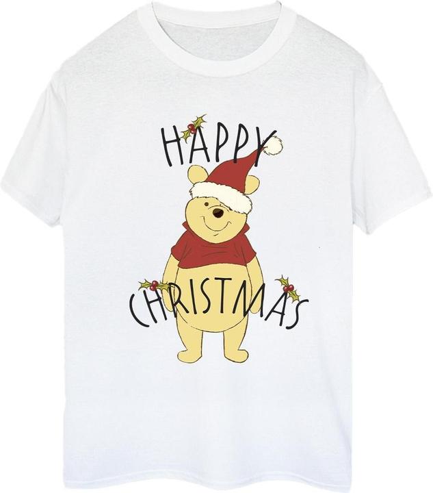 Produktbild Disney Winnie The Pooh Happy Christmas Holly TShirt (4XL)