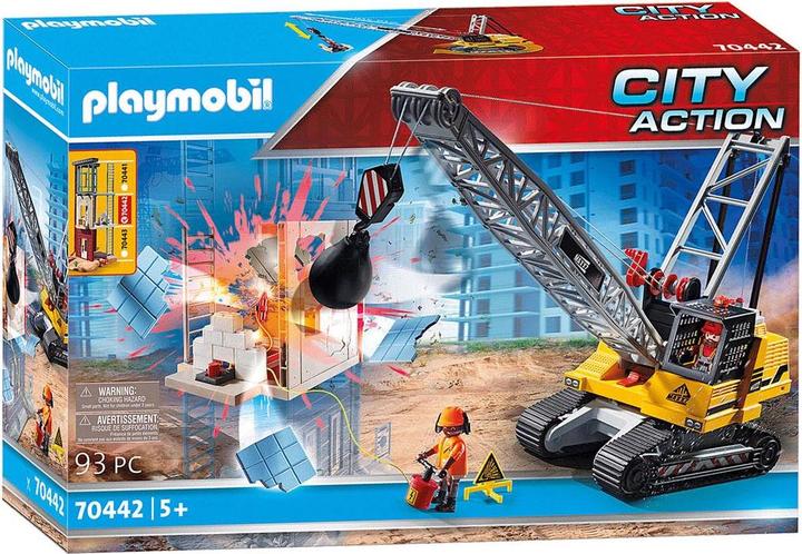 Produktbild Playmobil Seilbagger mit Bauteil (70442, Playmobil City Action)