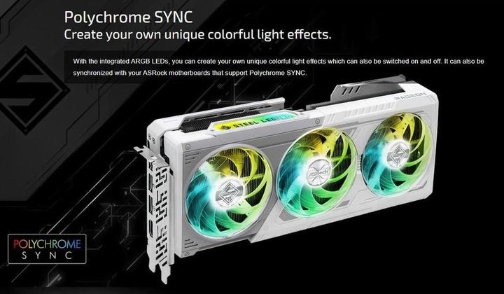 Actual product image AsRock Radeon RX 9070 XT Steel Legend (16 GB)