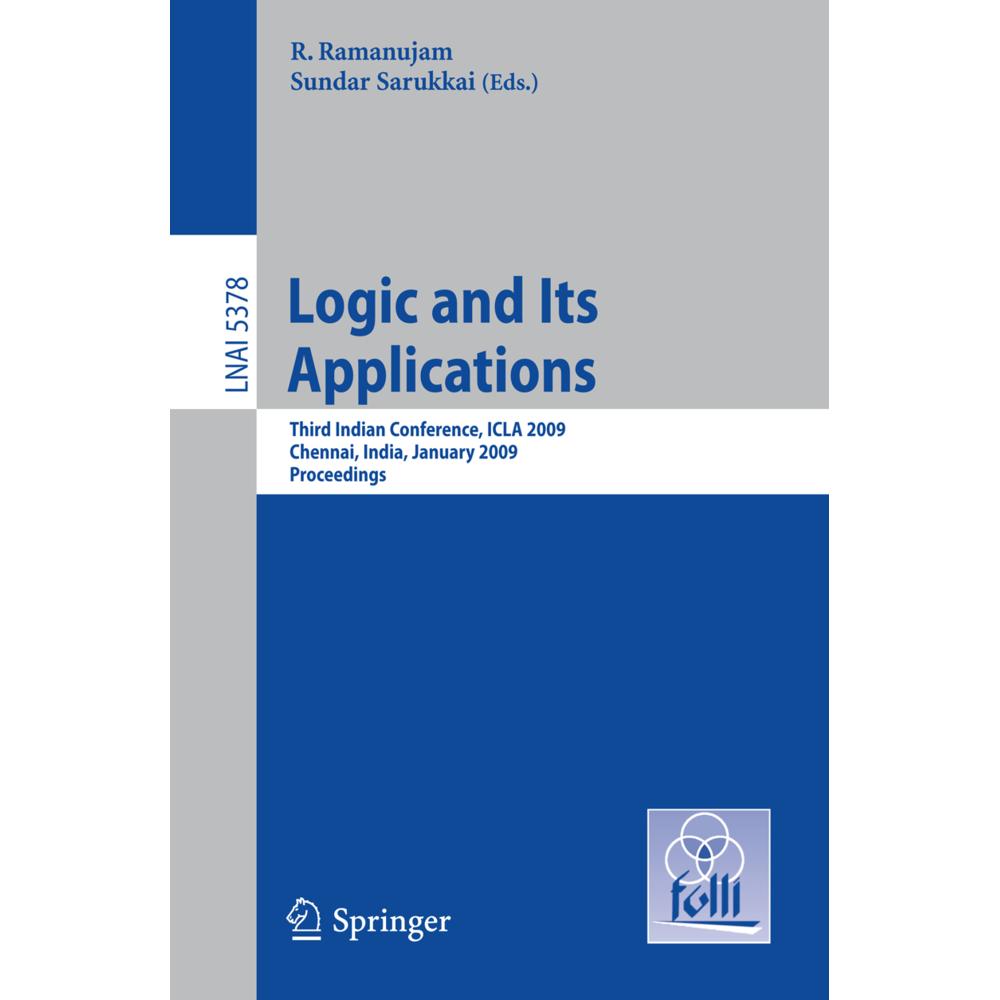 Logic and Its Applications, Fachbücher von Sundar Sarukkai, R. Ramanujam