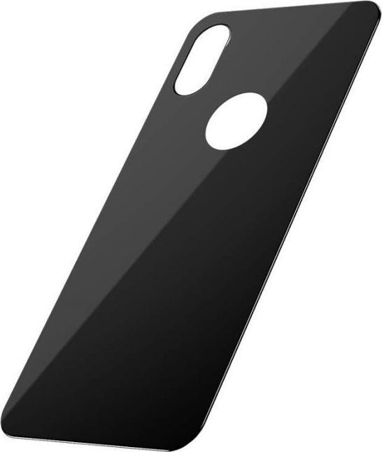Produktbild Baseus iPhone Xs 03 mm Full coverage curved TGlass rear ProtectorSchwarz (1 Stück, Apple iPhone XS)