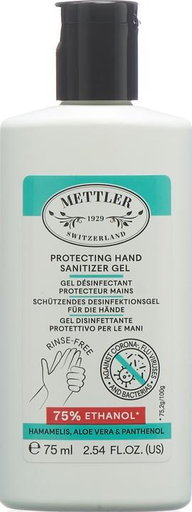 Actual product image Mettler1929 Schützendes Desinfektionsgel für die Hände (75 ml)