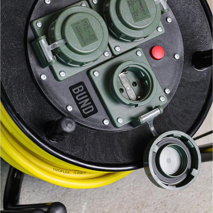 Produktbild Dönges Leitungsroller THW 230 V, 16 A, 50 m (50 m, 2.50 mm²)