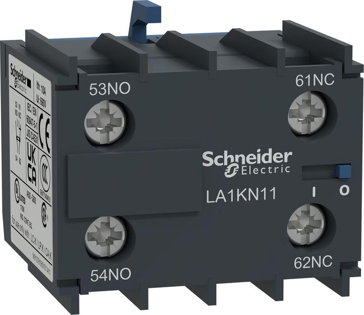 Schneider Electric Bloc de contacts auxiliaires 1 contact à fermeture 1 contact à ouverture
