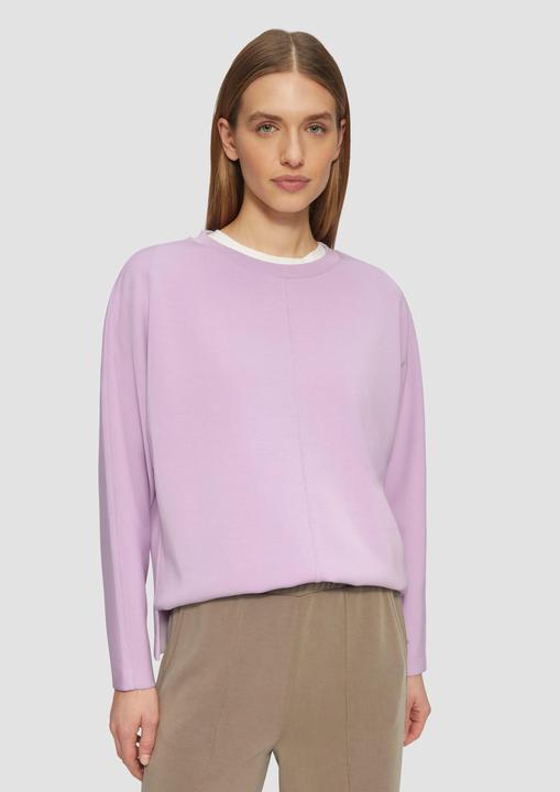 Produktbild S.Oliver Sweatshirt Sweatshirt aus Scuba mit Fledermausärmeln (44)