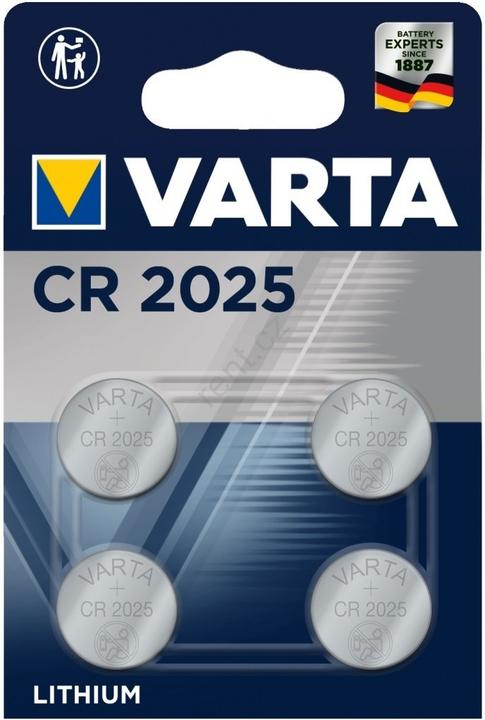 Produktbild Varta CR2025 (4 Stk., CR2025, 160 mAh)