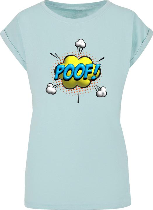 Produktbild Merchcode Ladies POOF Comic Extended Shoulder Tee - 117991 (S)