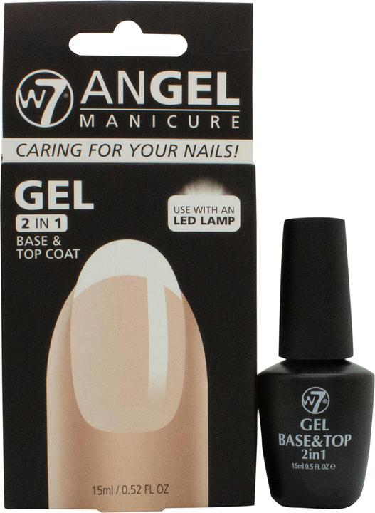 Actual product image W7 Angel Manicure 2 In 1 Gel Base and Top Coat (Base coat)