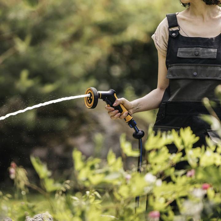Immagine prodotto Fiskars Pistola a spruzzo Multi, 5 funzioni, Portata infinitamente variabile, Con regolatore frontale e