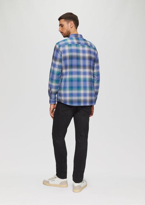 Immagine prodotto S.Oliver Hemd Regular Fit: Kariertes Hemd aus Baumwollstretch mit Brusttasche (3XL)