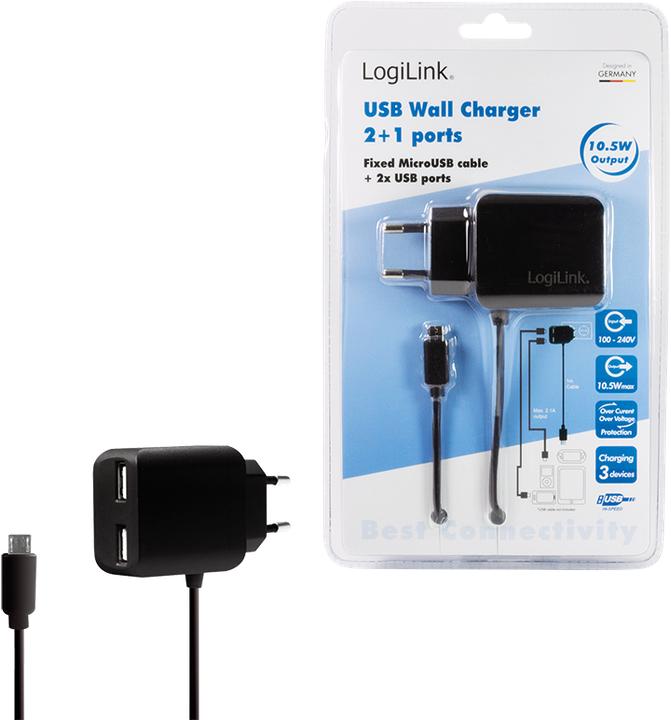 Productafbeelding LogiLink USB-aansluiting adapter (10.50 W)