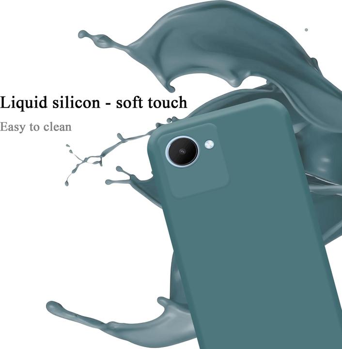 Image du produit Cadorabo TPU Liquid Silicone Case Housse pour Realme C30 / Narzo 50i PRIME (Realme Narzo 50i Prime, Nokia C30)