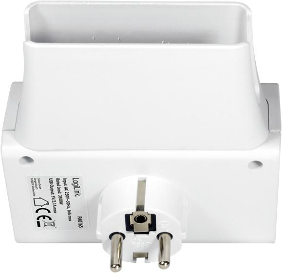 Actual product image LogiLink USB socket adapter