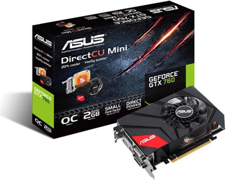 Actual product image ASUS Geforce GTX 760 DirectCU MINI (2.05 GB, GDDR5)