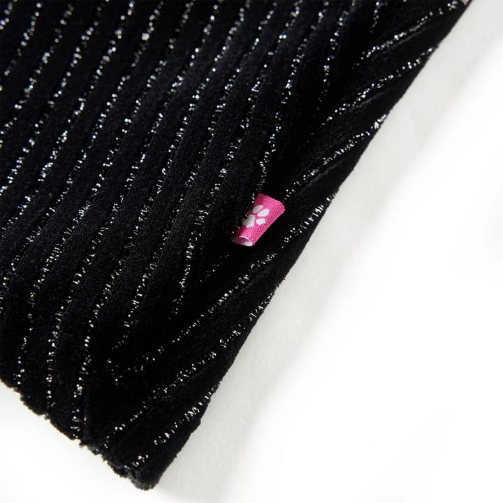 Image du produit vidaXL Jupe pour enfant avec taille en imprimé léopard Noir (104)