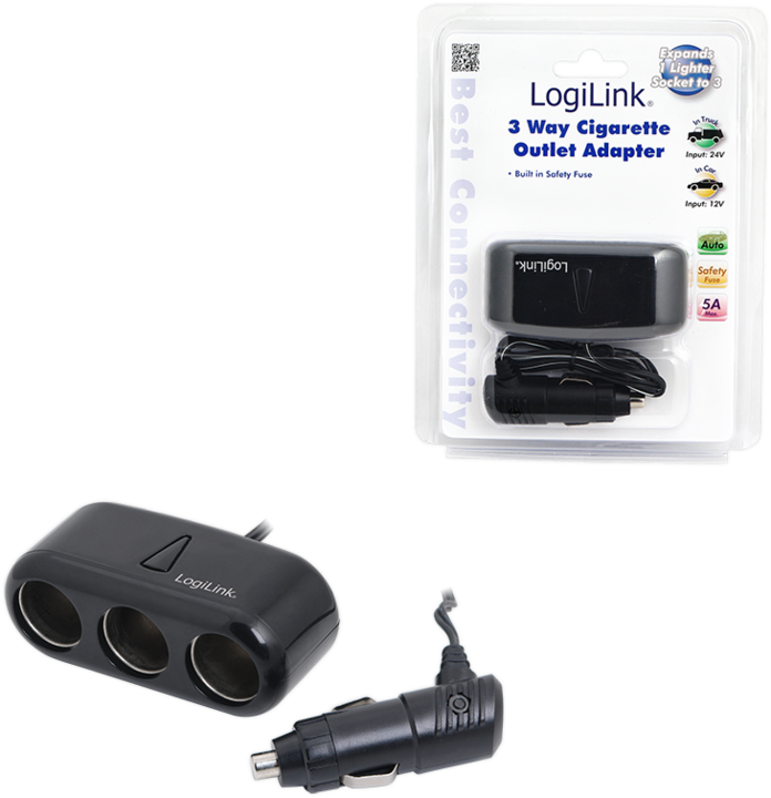 Actual product image LogiLink Cigarette lighter distributor