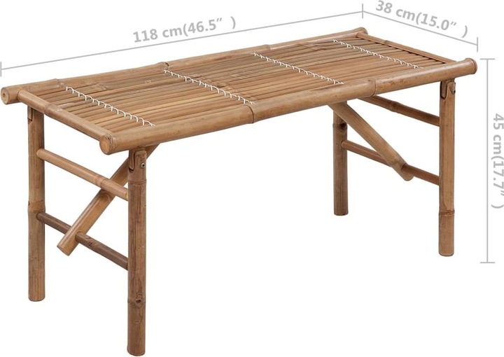 Actual product image VidaXL Garden bench