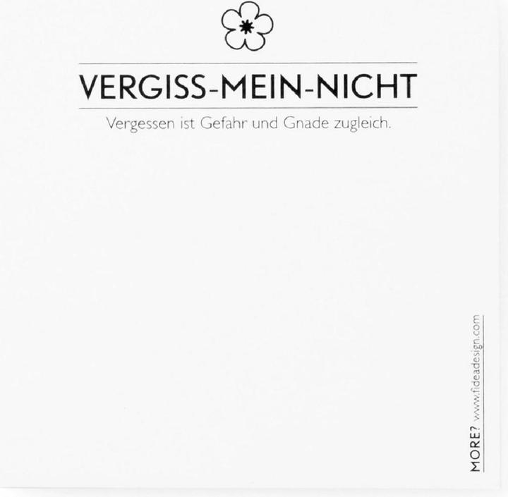 Produktbild Fidea Design Fidea Post-it Vergiss-mein-nicht (70 x 70 mm)