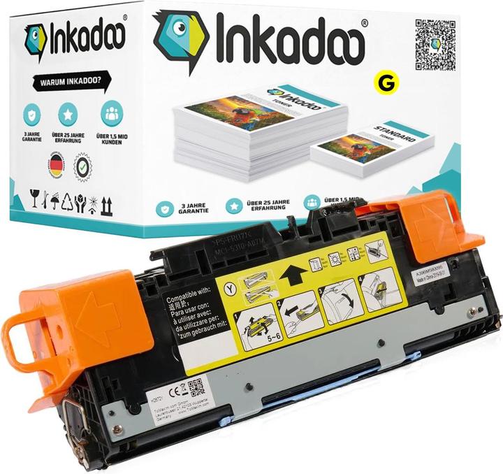 Immagine prodotto Inkadoo Toner Compatibile con il toner HP Q2672A / 309A, Giallo (Y)