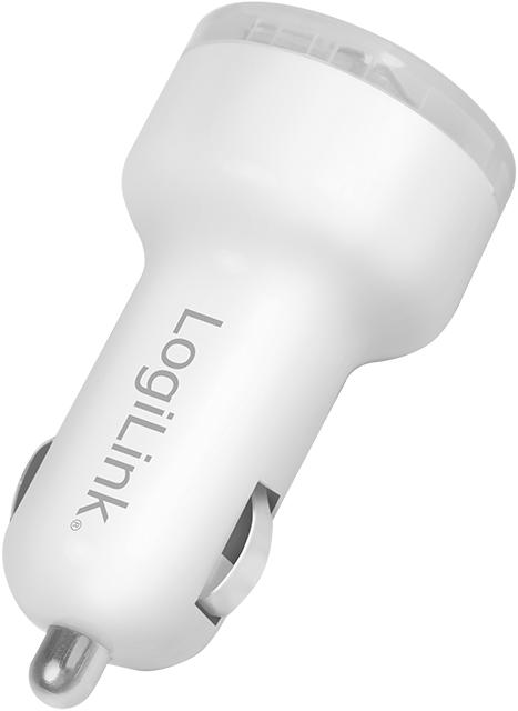 Produktbild LogiLink USB Kfz Ladeadapter