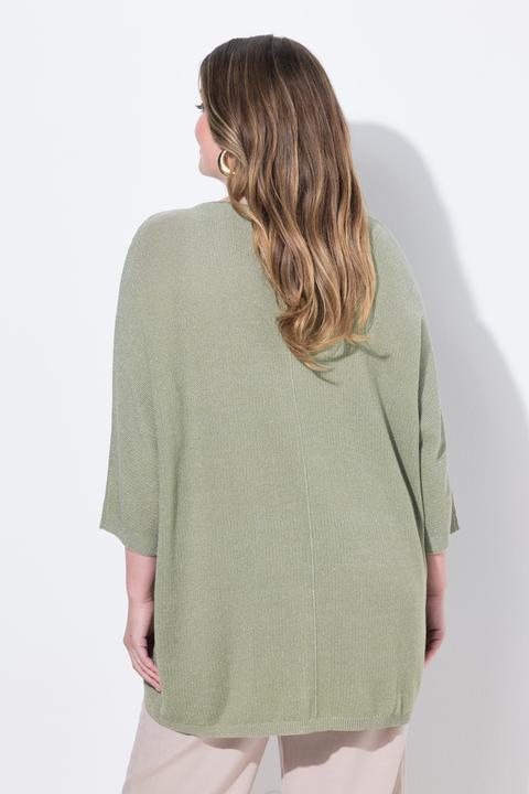 Immagine prodotto Miamoda Maglione dal taglio oversize in maglia brillante con maniche a pipistrello (58)