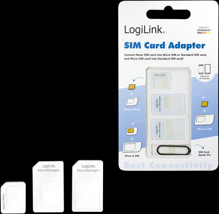 Immagine prodotto LogiLink Set di adattatori per schede SIM