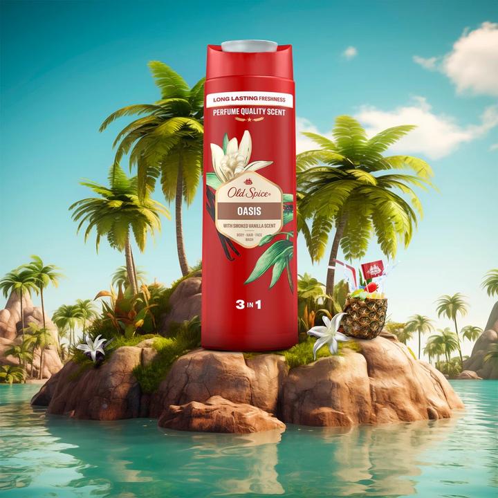 Actual product image Old Spice Oasis Shower Gel 400ml (400 ml)