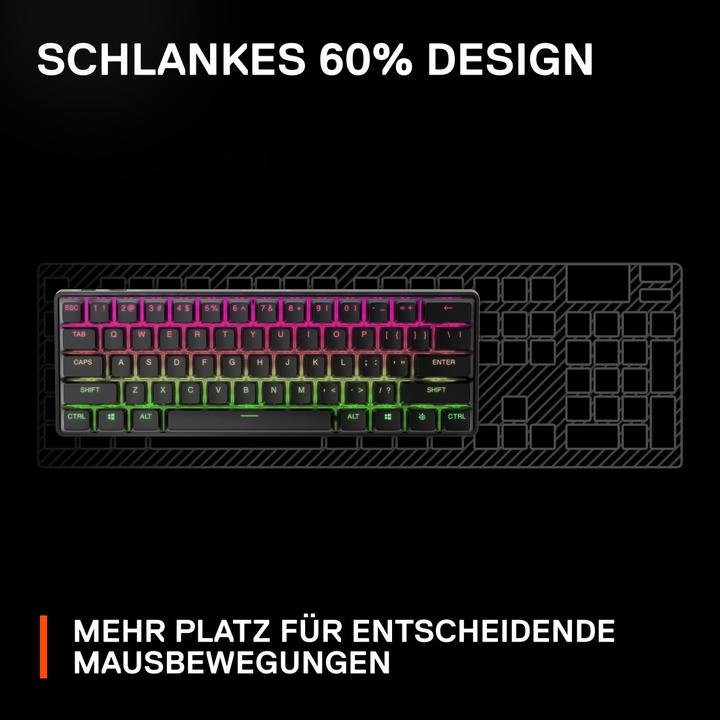 Actual product image SteelSeries Apex Pro Mini (DE, Wireless)