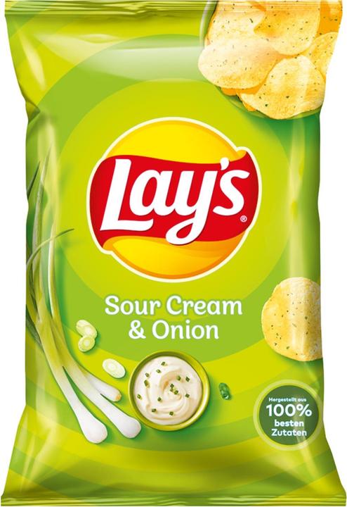 Lay's Panna acida e cipolla 150 g di patatine fritte (150 g)