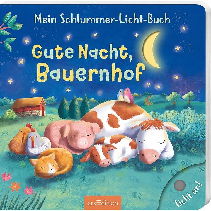 Mein Schlummer-Licht-Buch: Gute Nacht, Bauernhof (Allemand)