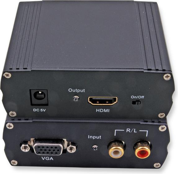 Produktbild EFB Elektronik VGA + Audio zu HDMI Converter, Analog-Digital Hersteller: