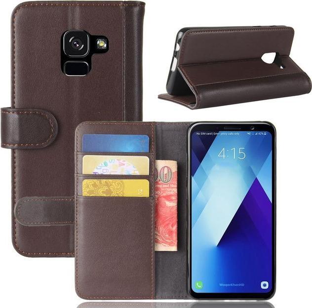 Image du produit MU Classic Étui pour téléphone portable en cuir véritable (Samsung Galaxy A8 (2018))