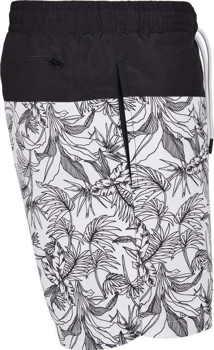 Actual product image Urban Classics Low Block Pattern Swim Shorts (XXL)