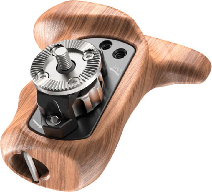 Image du produit SmallRig Poignée droite en bois avec rosette Arri (Poignée)